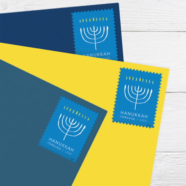 2024 USPS Hanukkah Forever Stamps, Sheet of 20 - Image 4