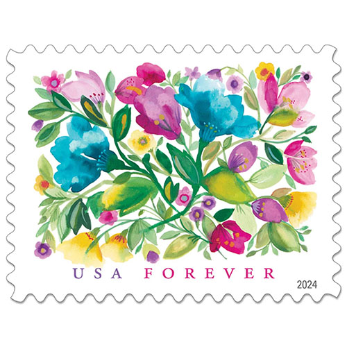 2024 USPS Celebration Blooms Stamps