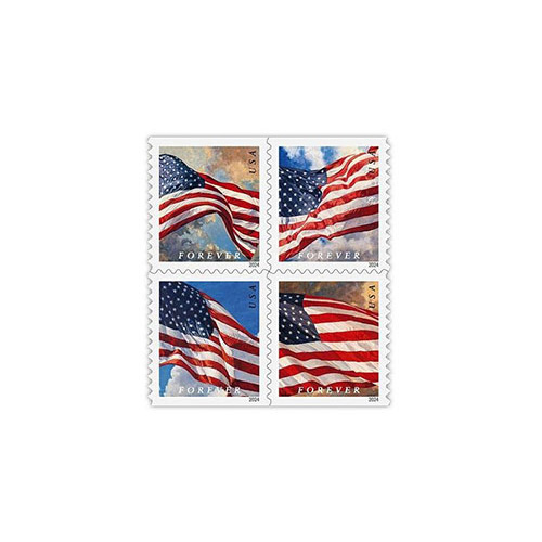 2024 USPS Forever American Flag Stamps Rolls - Image 4