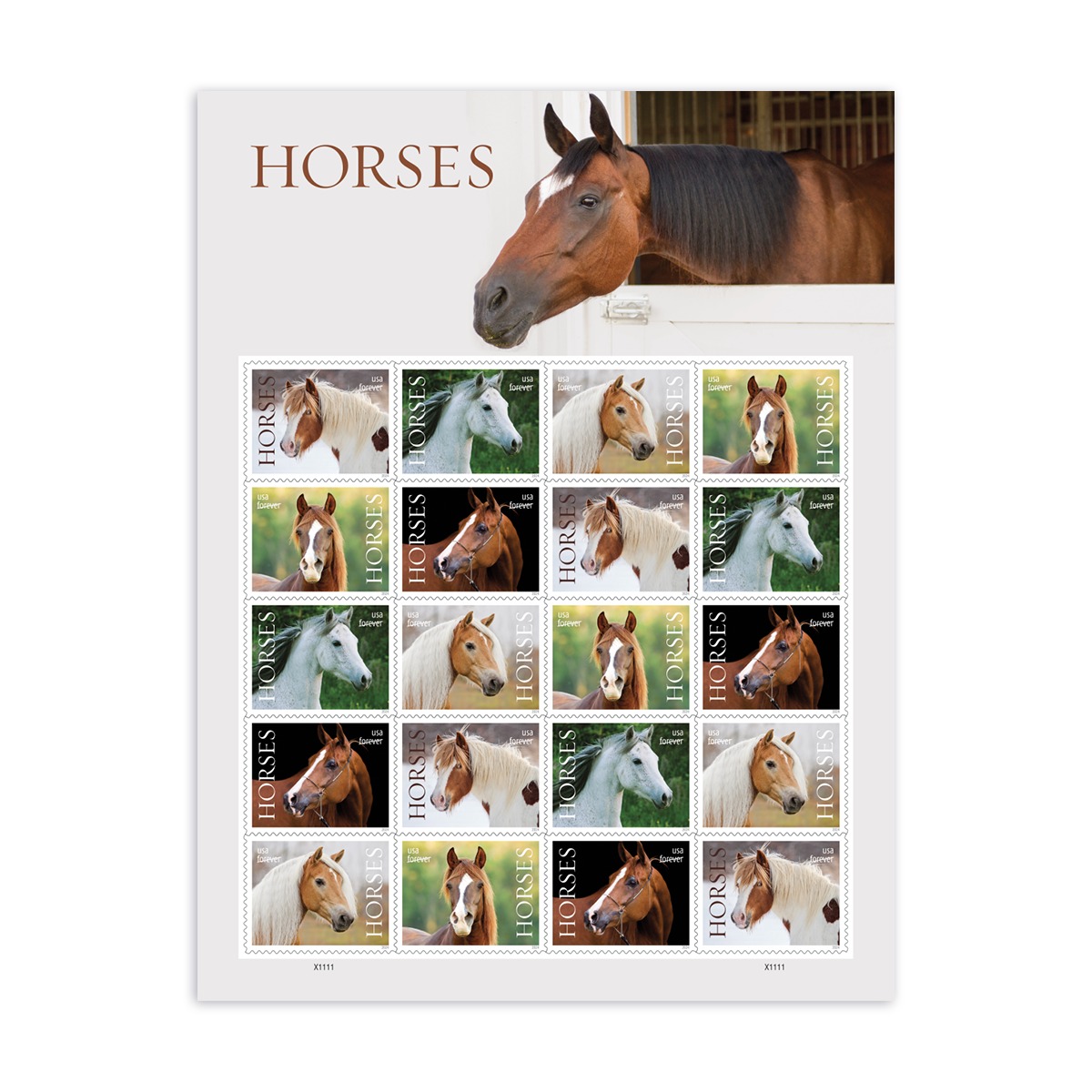 2024 Horses Stamps forever stamps - Image 5