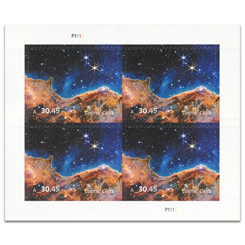 2024 USPS Cosmic Cliffs forever stamps - Image 2