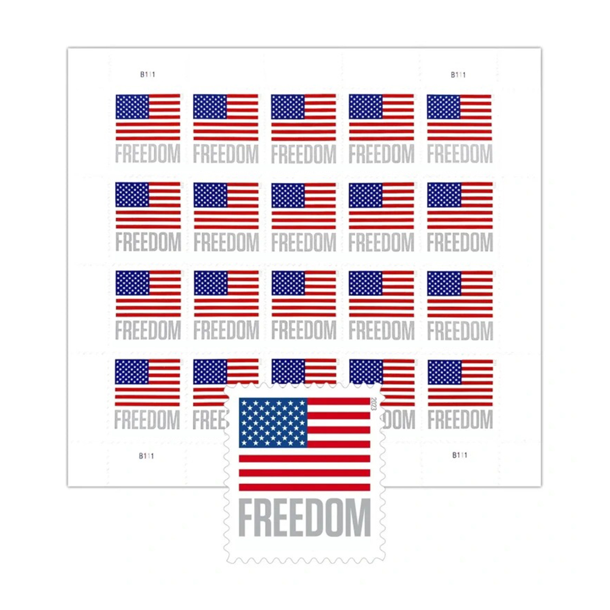 2023 U.S. Flag sheets Forever Stamps - Image 4