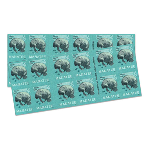 2024 USPS Save Manatees Forever Stamps - Image 3