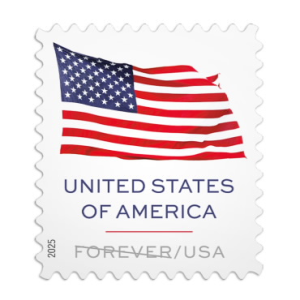 2025 U.S. Flag sheets Forever Stamps