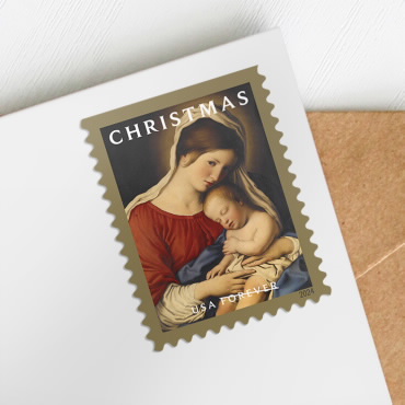 2024 usps Christmas Madonna and Child Forever Stamps Book of 20 - Image 2