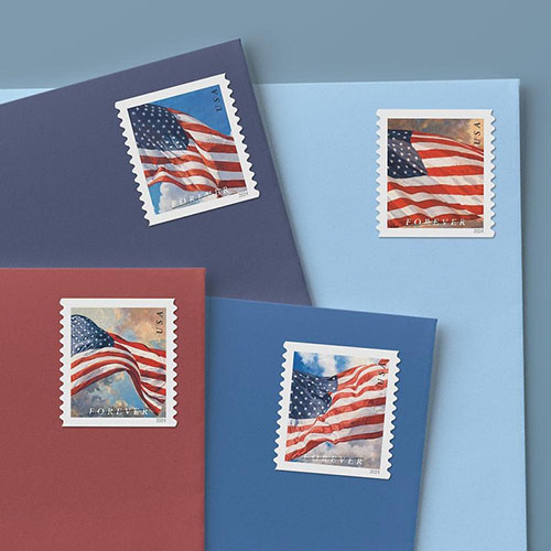 2024 USPS Forever American Flag Stamps Rolls - Image 3