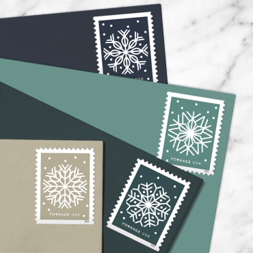 2024 Winter Whimsy Stamps, Book of 20 Forever |Multiple Stamp Designs - Image 3