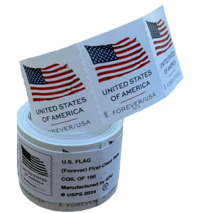2025 US Flags Forever Booklets Rolls