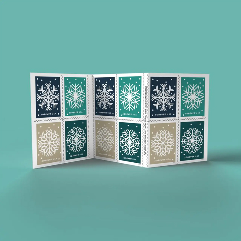 2024 Winter Whimsy Stamps, Book of 20 Forever |Multiple Stamp Designs - Image 5