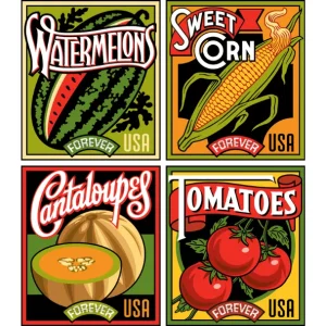 (2015) USPS Summer Harvest Forever Stamps