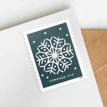 2024 Winter Whimsy Stamps, Book of 20 Forever |Multiple Stamp Designs - Image 2