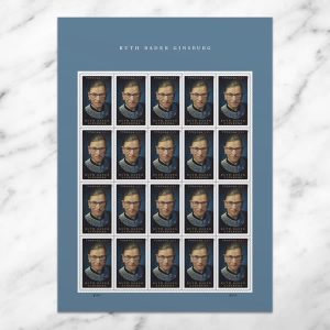 2023 Postage Stamps for Ruth Bader Ginsburg