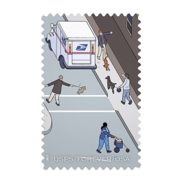 250 Years of Delivering Stamps, Sheet of20 - Image 3
