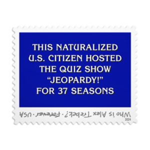2024 US Alex Trebek Forever Stamps, Sheet of 20