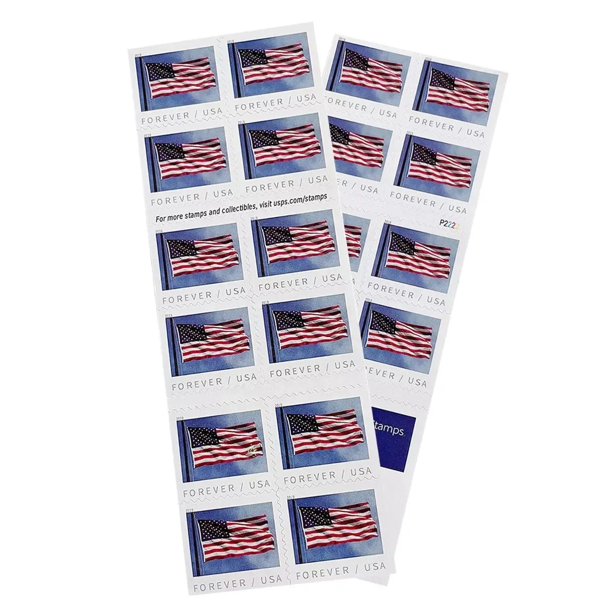 2019 USPS Flag Forever First Class Postage Stamps - Image 3