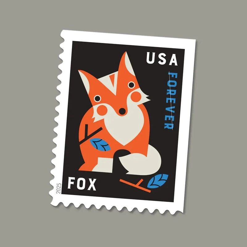2025 Baby Wild Animals Stamps Booklet of 20 - Image 4