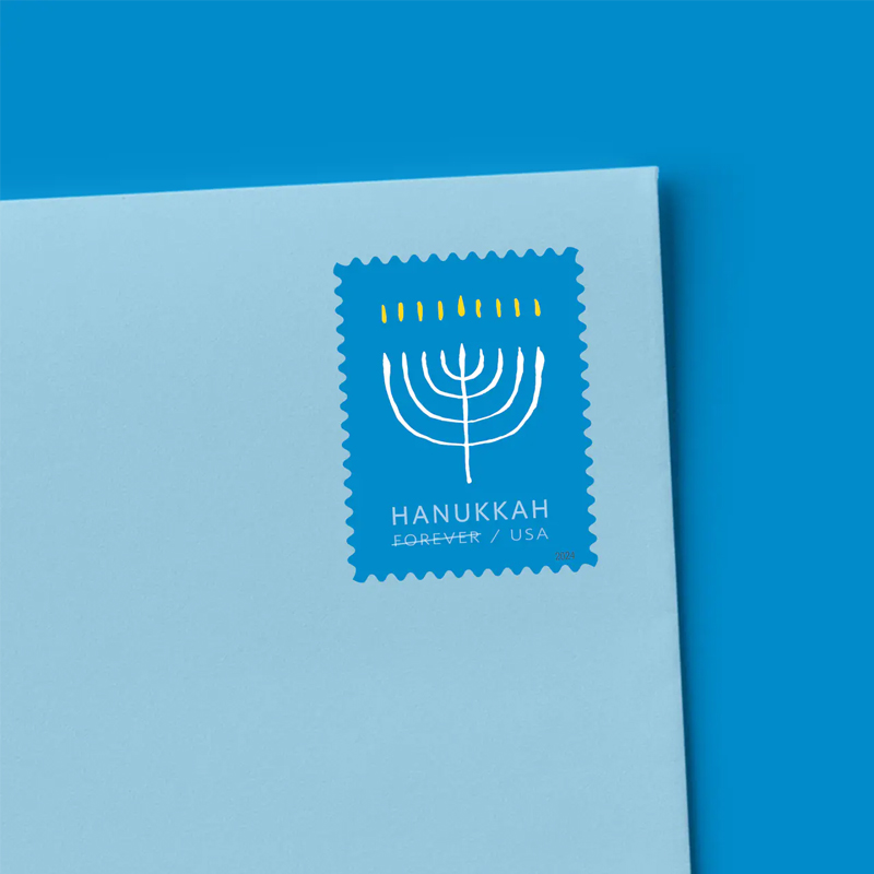 2024 USPS Hanukkah Forever Stamps, Sheet of 20 - Image 3