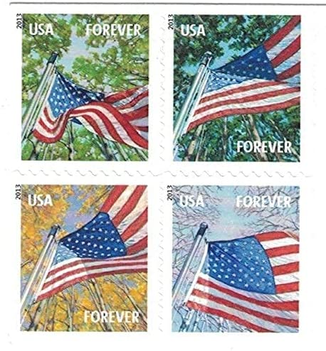 2013 USPS Forever Stamps A Flag for All Seasons - Image 2