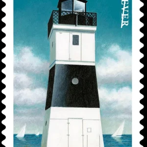 (2021) USPS Mid Atlantic Lighthouses Forever Postage Stamps