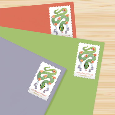 2025 Lunar New Year: Year of the SnakeStamps, Sheet of 20 Forever - Image 3