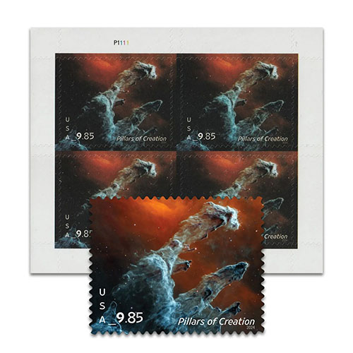 2024 USPS Pillars of Creation forever stamps - Image 3